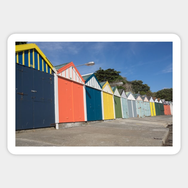 line of boat sheds Sticker by sma1050